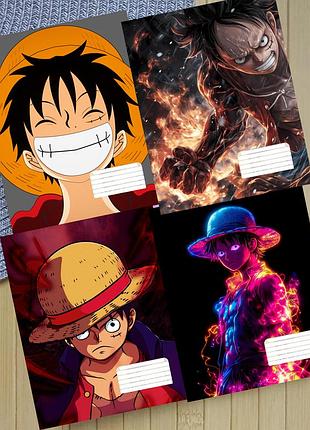Набір зошитів ван піс one piece на скобі 18 аркушів лінія (33867)