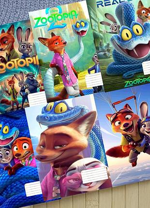 Набор тетрадей зоотрополис zootopia на скобе 18 листов линия (33997)