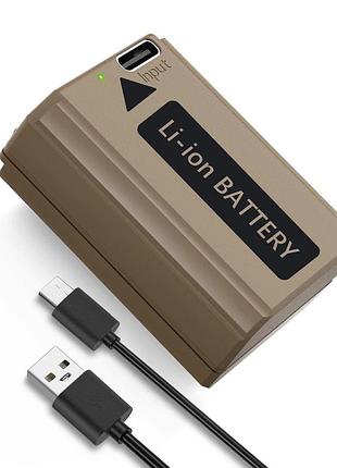 Аккумуляторная батарея neewer tnp-fw50 1030мач с usb-c портом для sony np-fw50