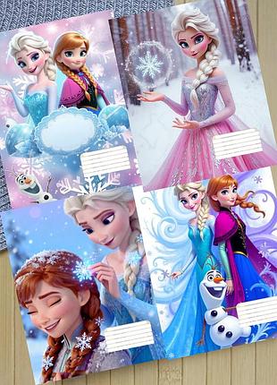 Набор тетрадей холодное сердце frozen на скобе 18 листов линия (33915)