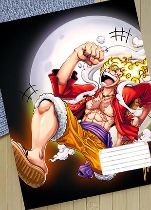 Тетрадь ван пис one piece на скобе 18 листов линия (32071)