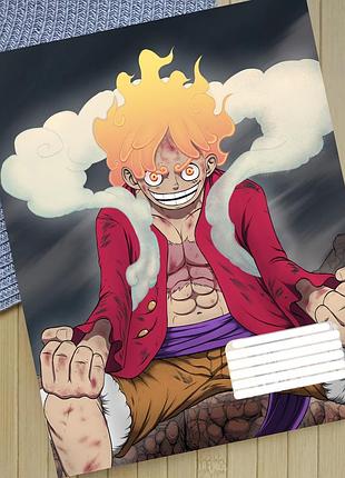 Тетрадь ван пис one piece на скобе 18 листов линия (32055)
