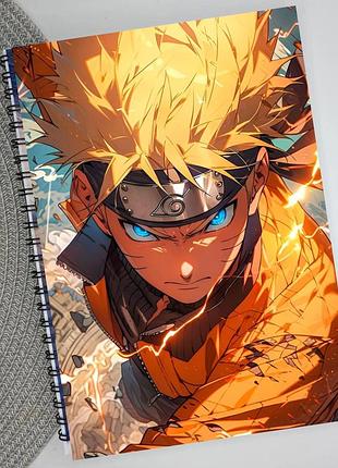 Тетрадь naruto наруто аниме на пружине 48 листов линия (33304)