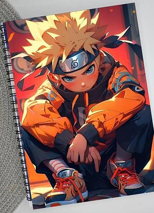 Тетрадь naruto наруто аниме на пружине 48 листов линия (33303)
