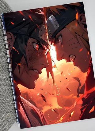 Тетрадь naruto наруто аниме на пружине 48 листов линия (33299)