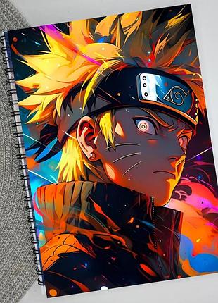 Тетрадь naruto наруто аниме на пружине 48 листов линия (33296)