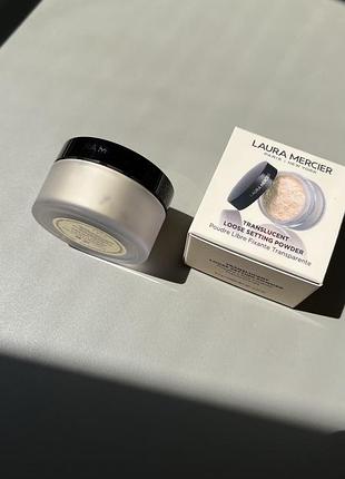 Laura mercier  translucent loose longwear setting powder пудра