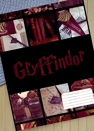 Тетрадь гарри поттер грифиндор harry potter gryffindor на скобе 18 листов линия (32235)