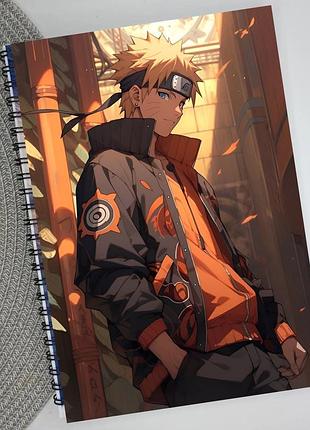 Тетрадь naruto наруто аниме на пружине 48 листов линия (33301)