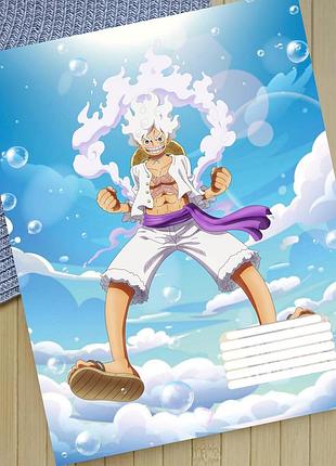 Тетрадь ван пис one piece на скобе 18 листов линия (32054)