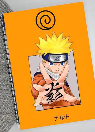 Тетрадь naruto наруто аниме на пружине 48 листов линия (33297)