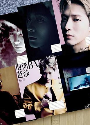 Набір зошитів джексон ван jackson wang k-pop на скобі 18 аркушів лінія (33994)