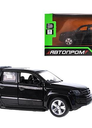 Машина металлическая 10025, 5 inch volkswagen amarok, открываются двери, в коробке р.16.5x7x8см автопром