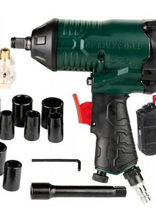 Пневматический ударный гайковерт parkside pdss 310 c6 1/2", 310 нм, с набором головок