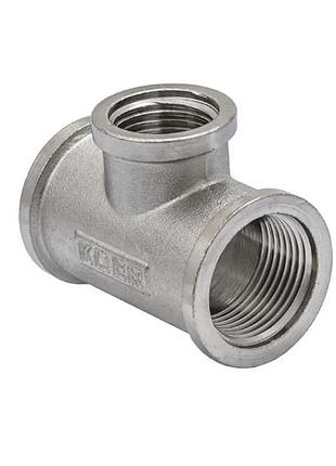 Тройник редукционный koer kf.t080608f - 3/4"х1/2"х3/4" fff (kr4828)
