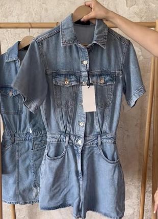Джинсовий комьенізон zara
