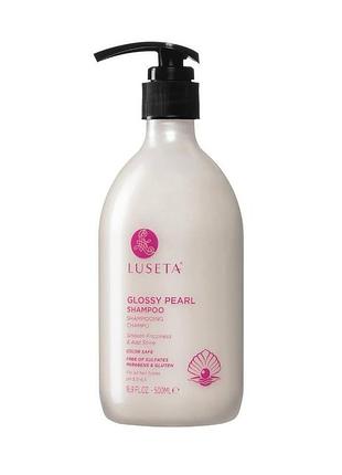 Luseta beauty, glossy pearl shampoo шампунь для гладкости и интенсивного блеска волос 500 мл.