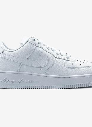 Белые кроссовки унисекс nike air force drace nocta х найк эйр форс 42