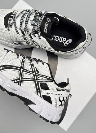Asics gel-kahana 8 white black