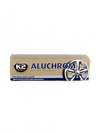 K2 паста для полірування хром деталей aluchrom 120гр