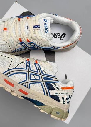 Asics gel-kahana 8 beige white navy