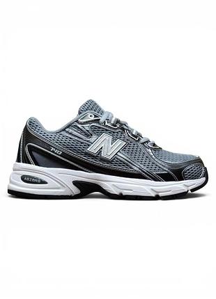 Женские серые кроссовки new balance 740 grey х нью беланс 37