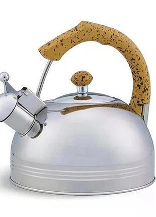 Чайник зі свистком для офісу, чайник з свистком для електроплити газовий зі oi-77