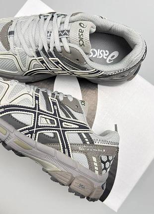 Asics gel-kahana 8 grey white khaki