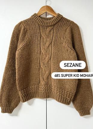 Шикарный теплый свитерик от sezane (в составе super kid mohair)