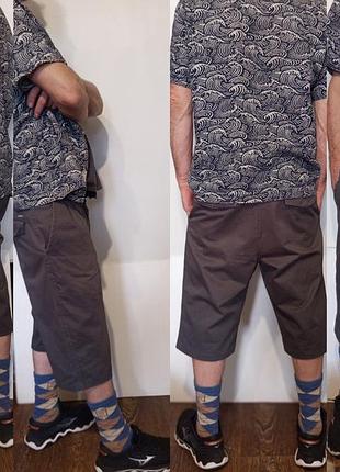 Шорты chinos бермуды серые шорты