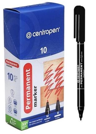 Маркер centropen черный.