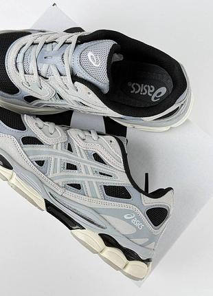 Asics gel-nyc grey metallic black
