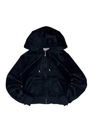 Велюрове зіп худі juicy couture