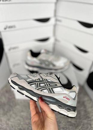 Asics gel-nyc grey silver white