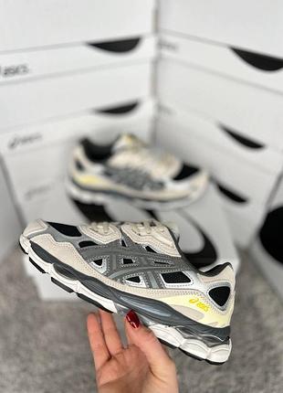 Asics gel-nyc grey silver black