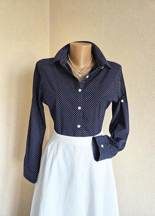 Сорочка полька дот в горошек горох  polka dot блуза блузка блузочка рубашка