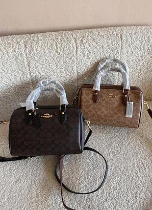 Сумка coach rowan satchel