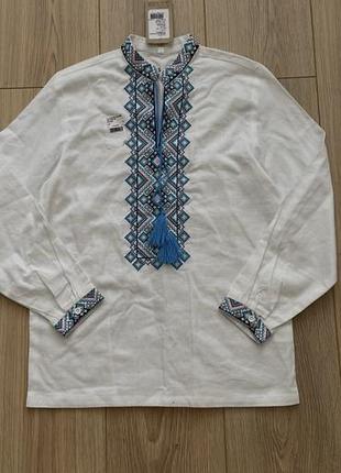 Красива вишиванка для підлітка розмір 36 ( 152/160 см)