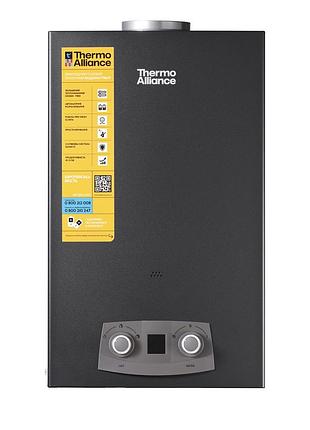 Колонка газова димохідна thermo alliance jsd20-10nqb black 10 л euro+