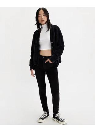 Жіночі джинси levi’s 721 high rise skinny — культова модель з високою посадкою та облягаючим skinny-кроєм