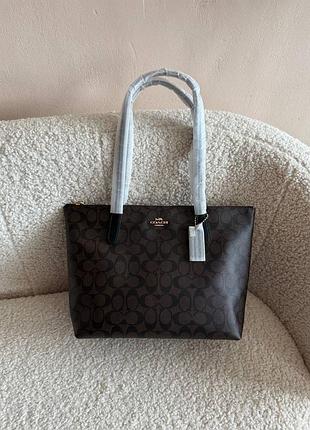 Сумка шопер coach zip tote