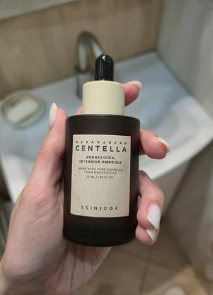 Відновлювальна ампульна сироватка для обличчя skin1004 madagascar centella probio-cica intensive ampoule з пробіотиками