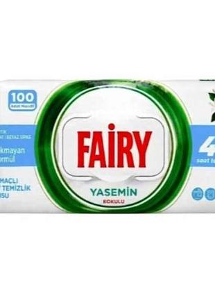 Серветки вологі для прибирання 100шт yasemin тм fairy
