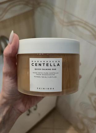 Успокаивающие пады с центеллой - skin1004 madagascar centella quick calming pad