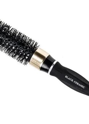 Брашинг для волосся salon professional black ceramic m