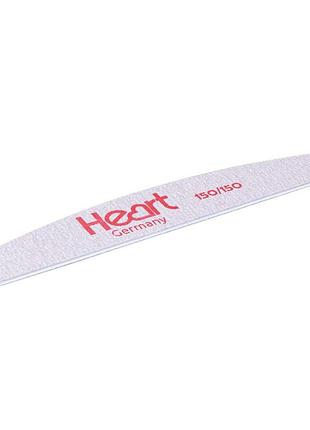 Пилка для ногтей heart 150/150 titan half/полукруг