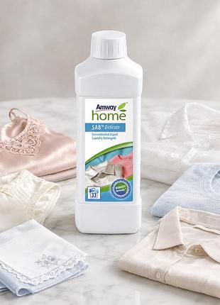 Amway home sa8 delicate 1 л концентрированное средство для стирки деликатных тканей, шерсти и шелка
