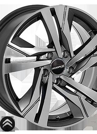 Диски колесные zw-bk5543 gp r16*7.0j pcd5*108 et38 dia 65.1 литые легкосплавные