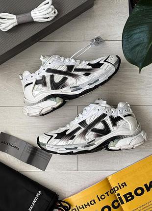 Balenciaga runner 'gradient - white black' 3