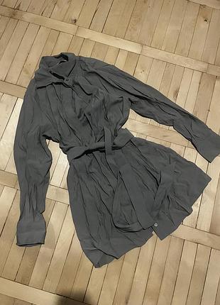 Сукня h&m натуральна на поясі🌿